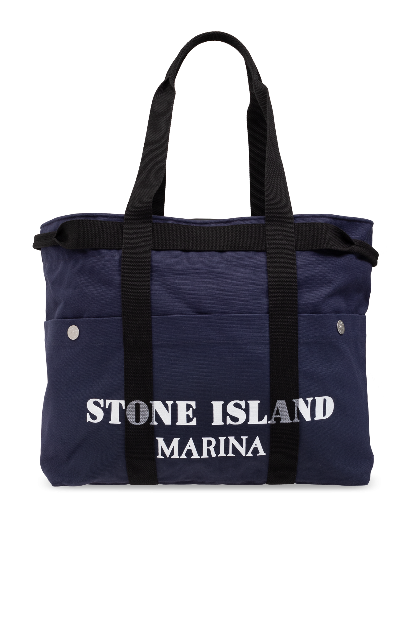 Navy blue 'Shopper' bag from the 'Marina' collection Stone Island